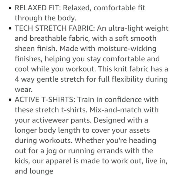 Set of 2 Activewear V-neck Stretch T-Shirts, Small, Lime Green & Gray - Picture 9 of 10